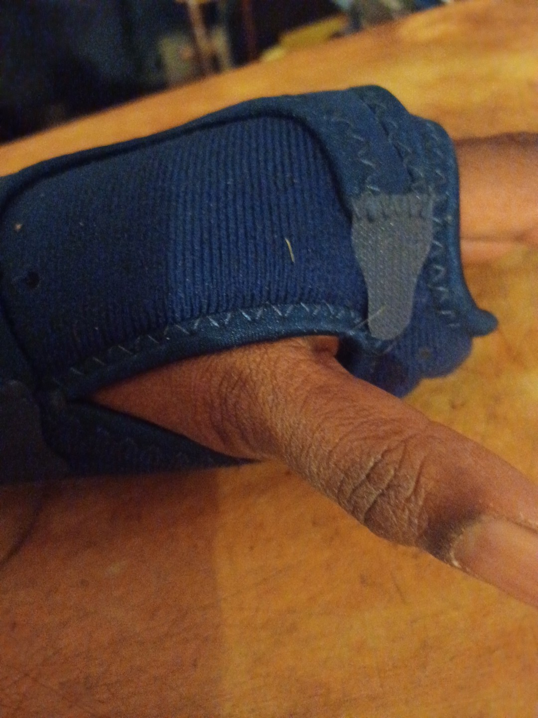 Ace Wrist Support Blue Left Hand