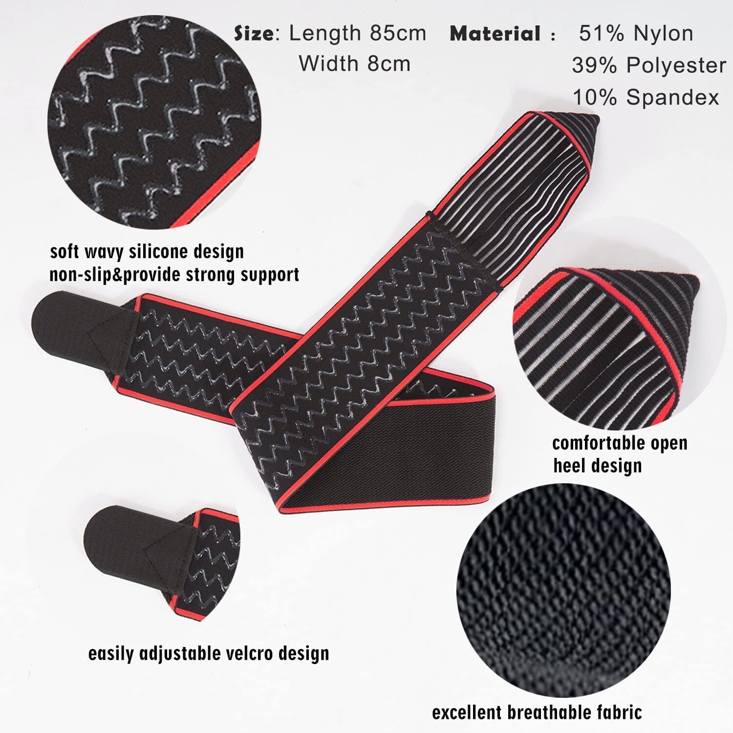 Ankle Support Adjustable Ankle Brace Breathable Nylon Material Super Elastic