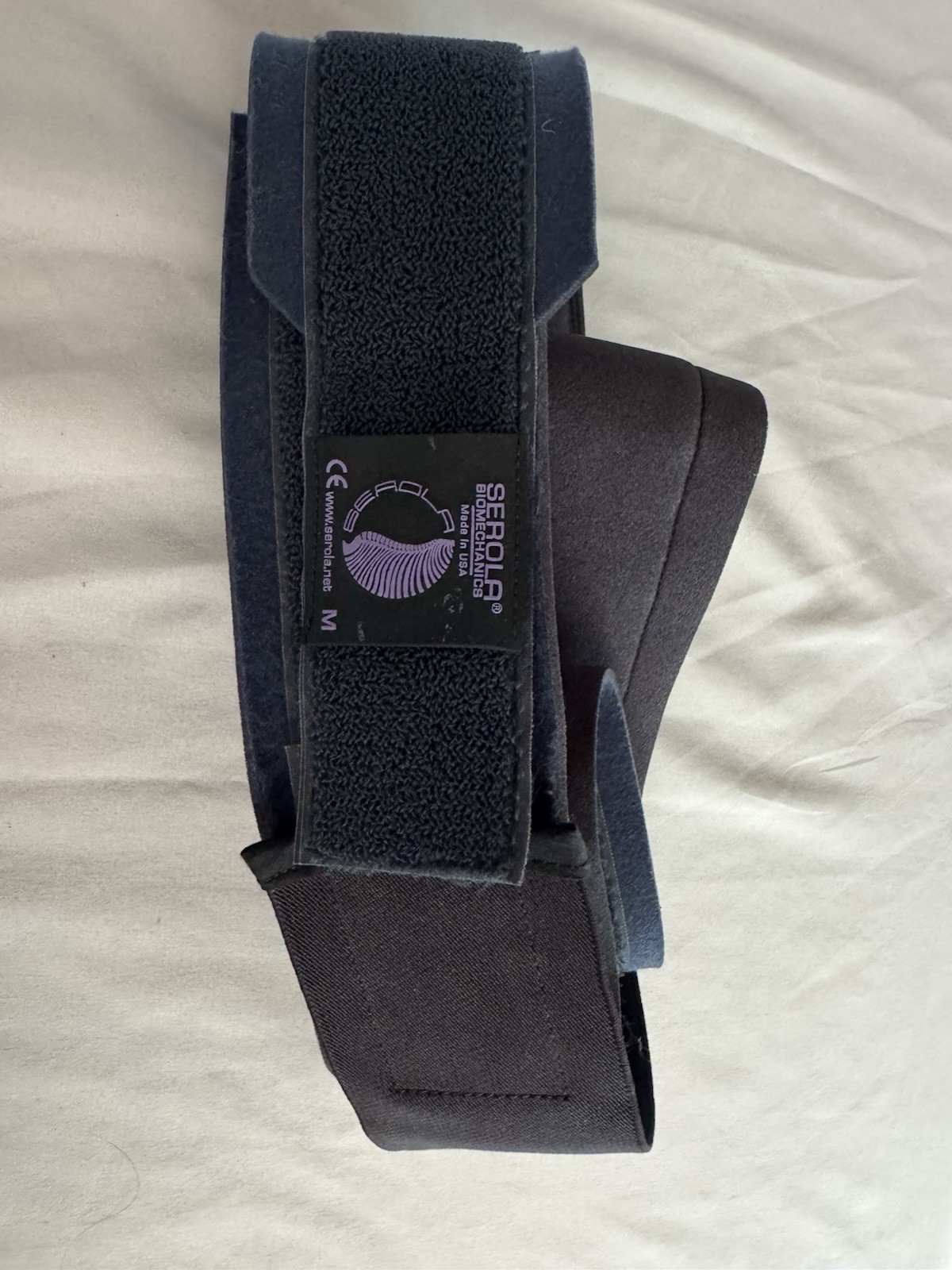 Serola Biomechanics Serola Belt Adjustable Lumbar Support Size M Black Hip
