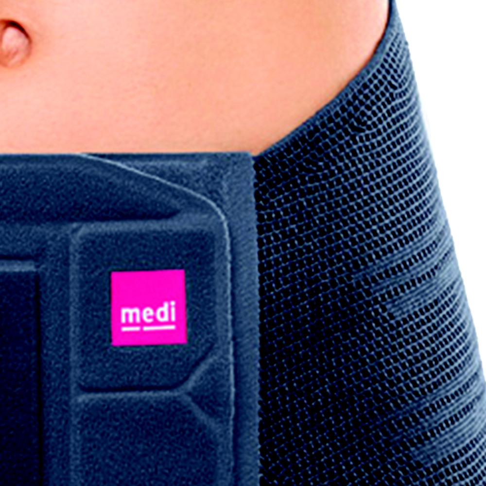 Medium Lumbar Band Elastic Brace Corset Lumbamed Basic Women Black