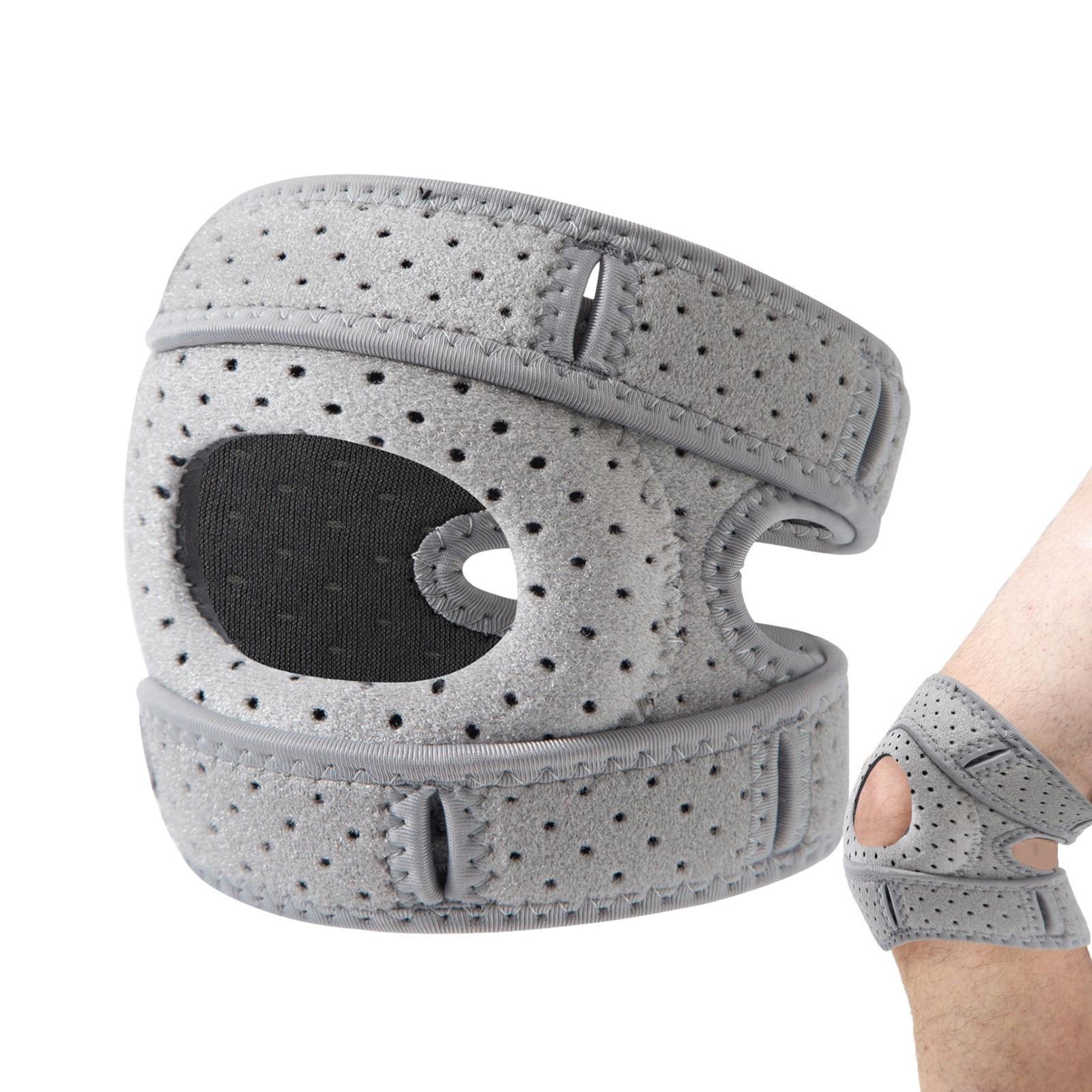 Knee Brace Support Neoprene Patella Stabilizing Compression Straps Adjustable