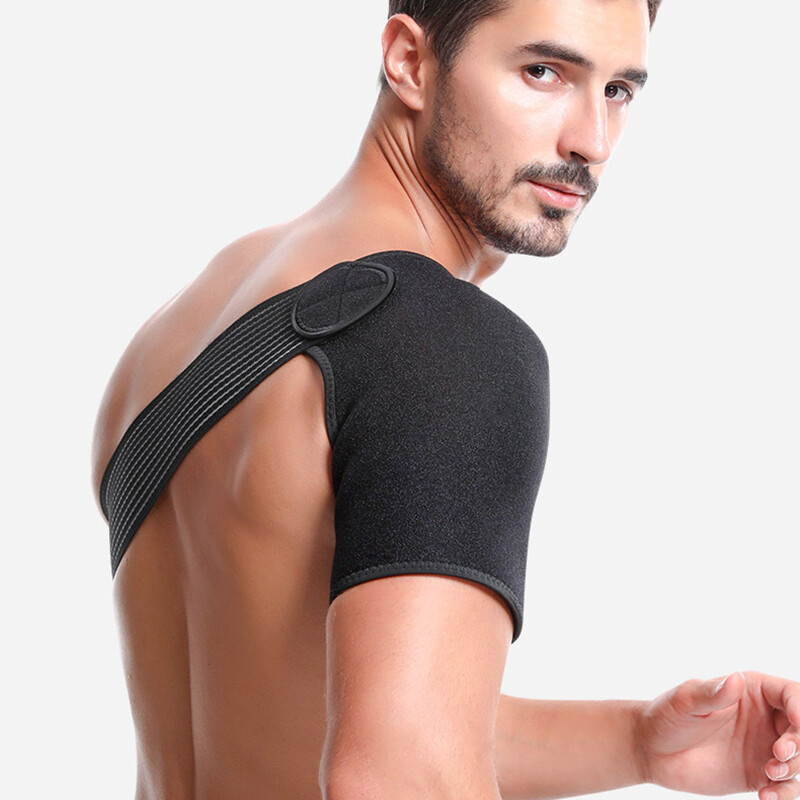Shoulder Brace Support Rotator Cuff Pain Relief Adjustable Belt Sprains Wrap