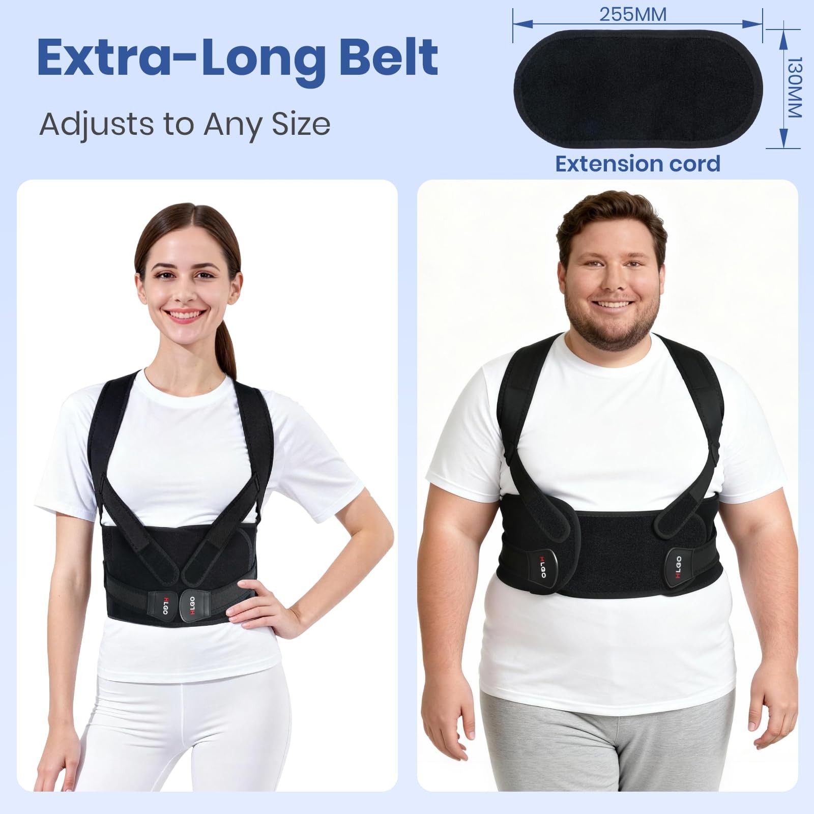 Posture Corrector for and Men Back Brace Adjustable Straightener for Upper Lo…