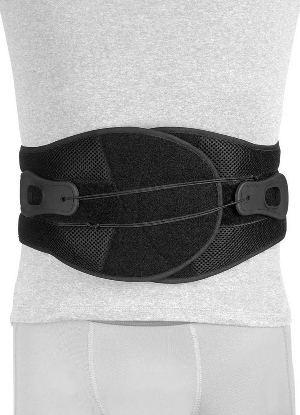 ISO Preferred Lumbar Back Brace V BA205 Black / Disc Herniation / Strain Support