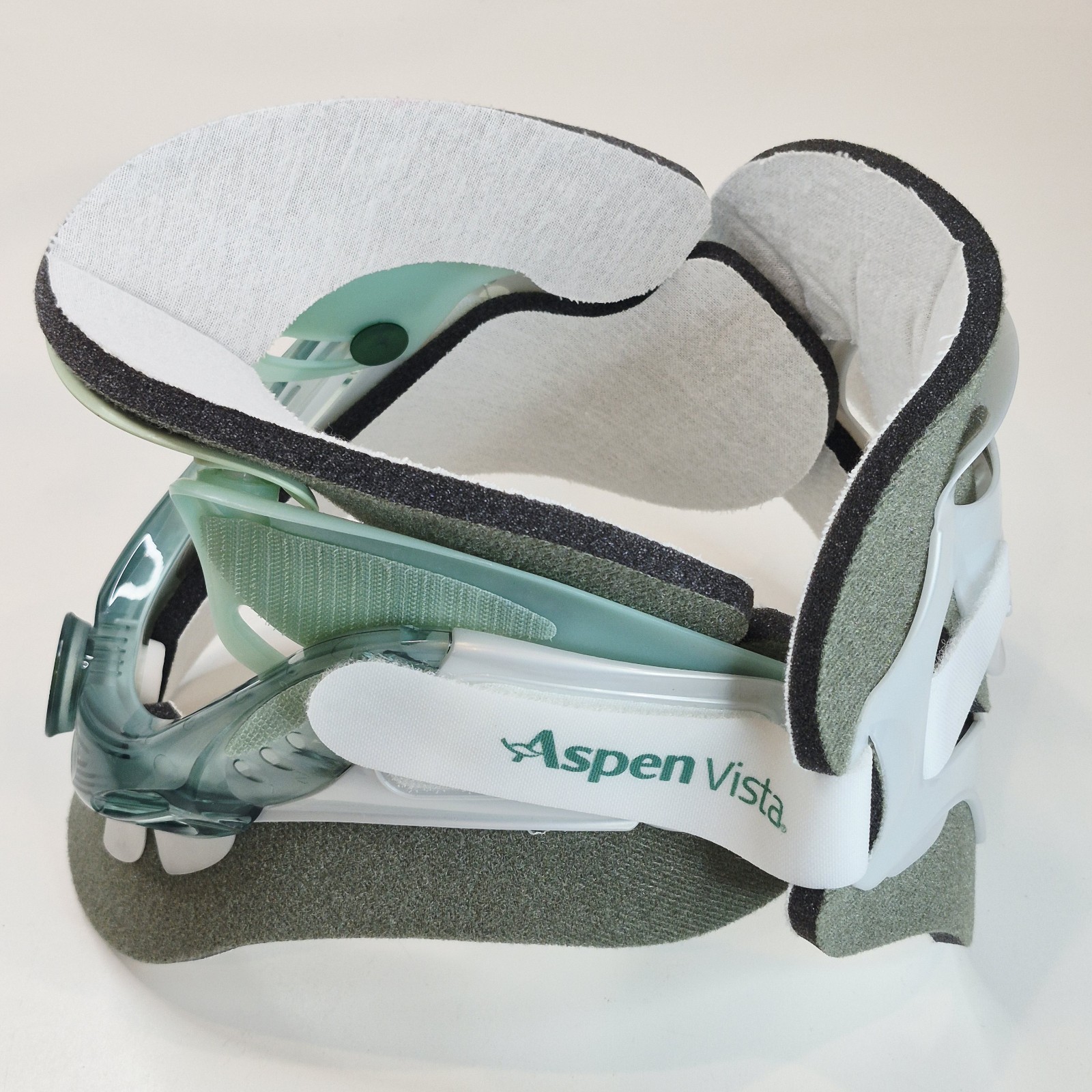 Aspen Vista Cervical Collar 2 pc Neck Brace Restrict Motion Spine 6 Adj NO BOX