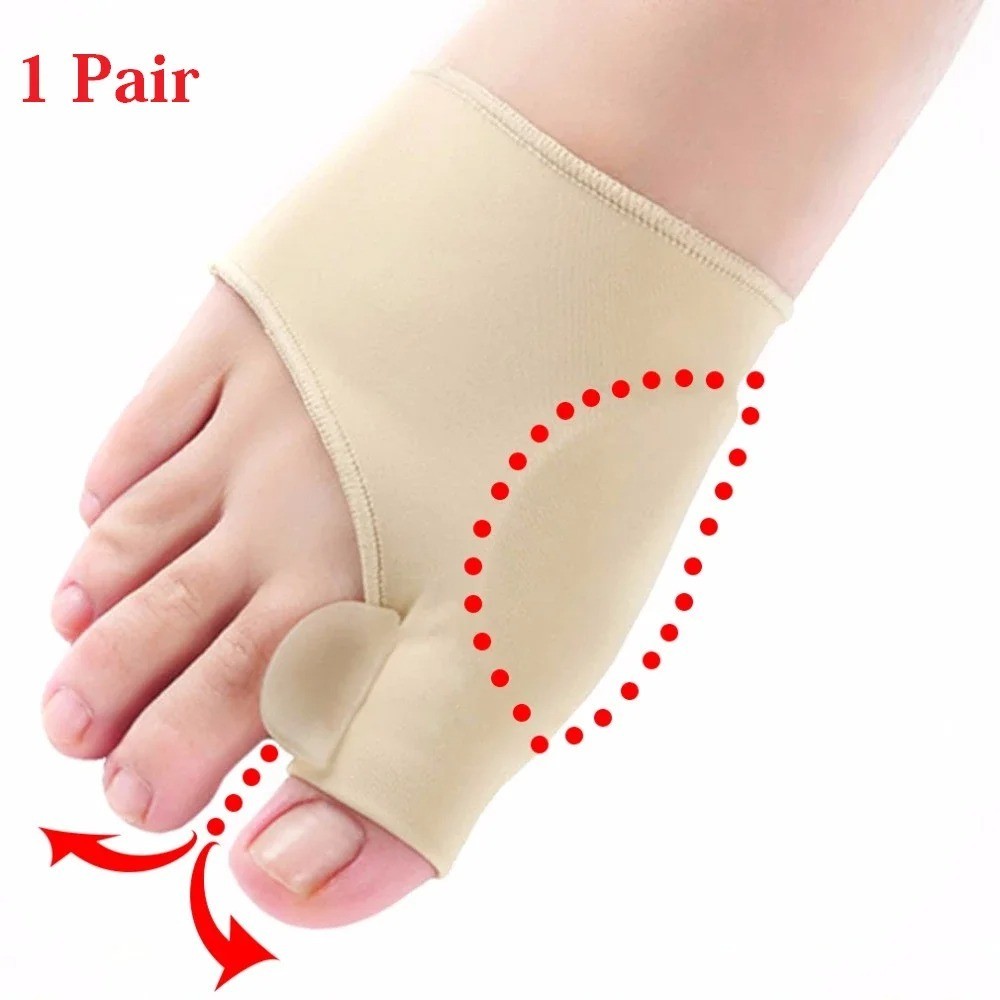 Toe Separator Hallux Valgus Bunion Corrector Orthotics Feet Pain Relief Sleeve