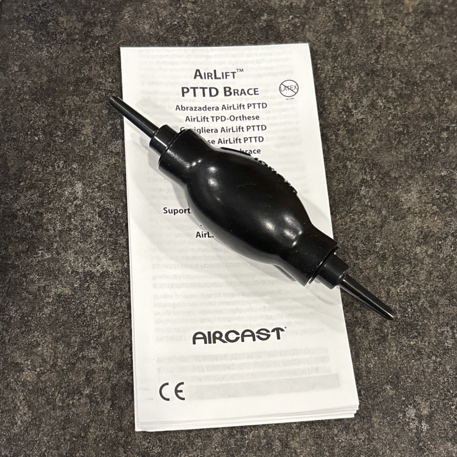 Aircast Airlift PTTD Ankle Brace Posterior Tibial Tendonitis Support Left LRG🔥