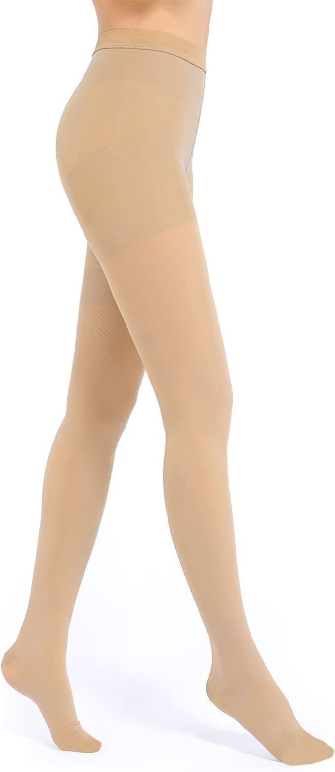20-30 mmHg Compression Pantyhose for Women, Closed Toe Medical Compression St…