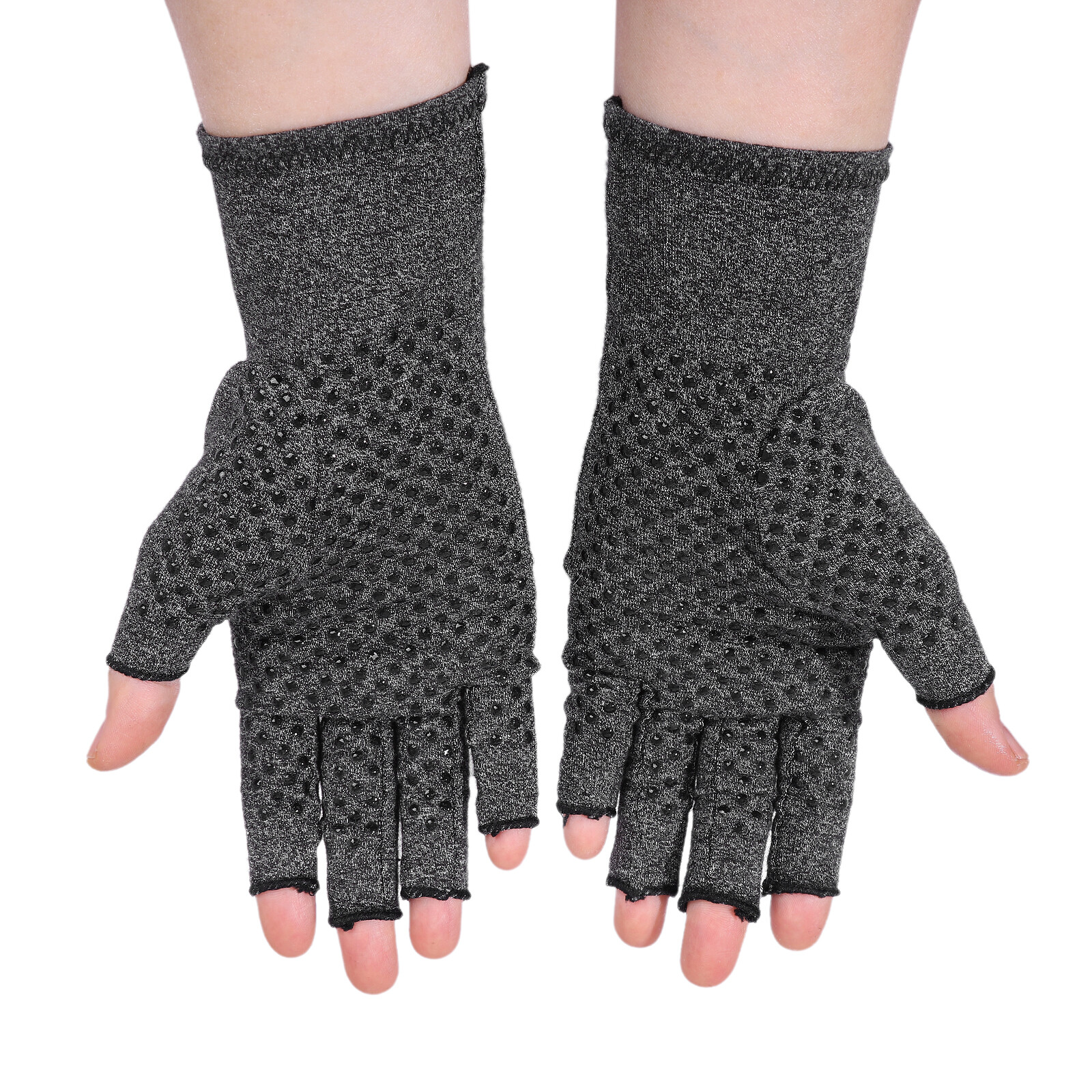 2PCS Copper Arthritis Compression Gloves Pain Relief Medical Hand Support Brace