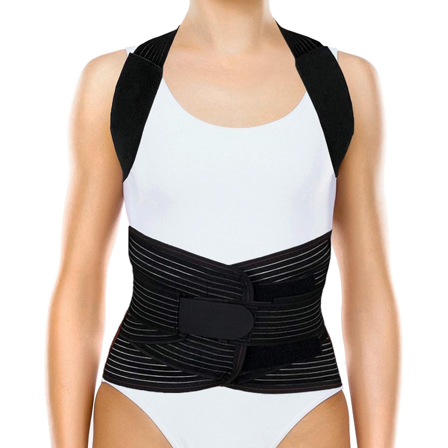 TLSO Full Back Support Brace with Dorso-Lumbar Pad Lightweight