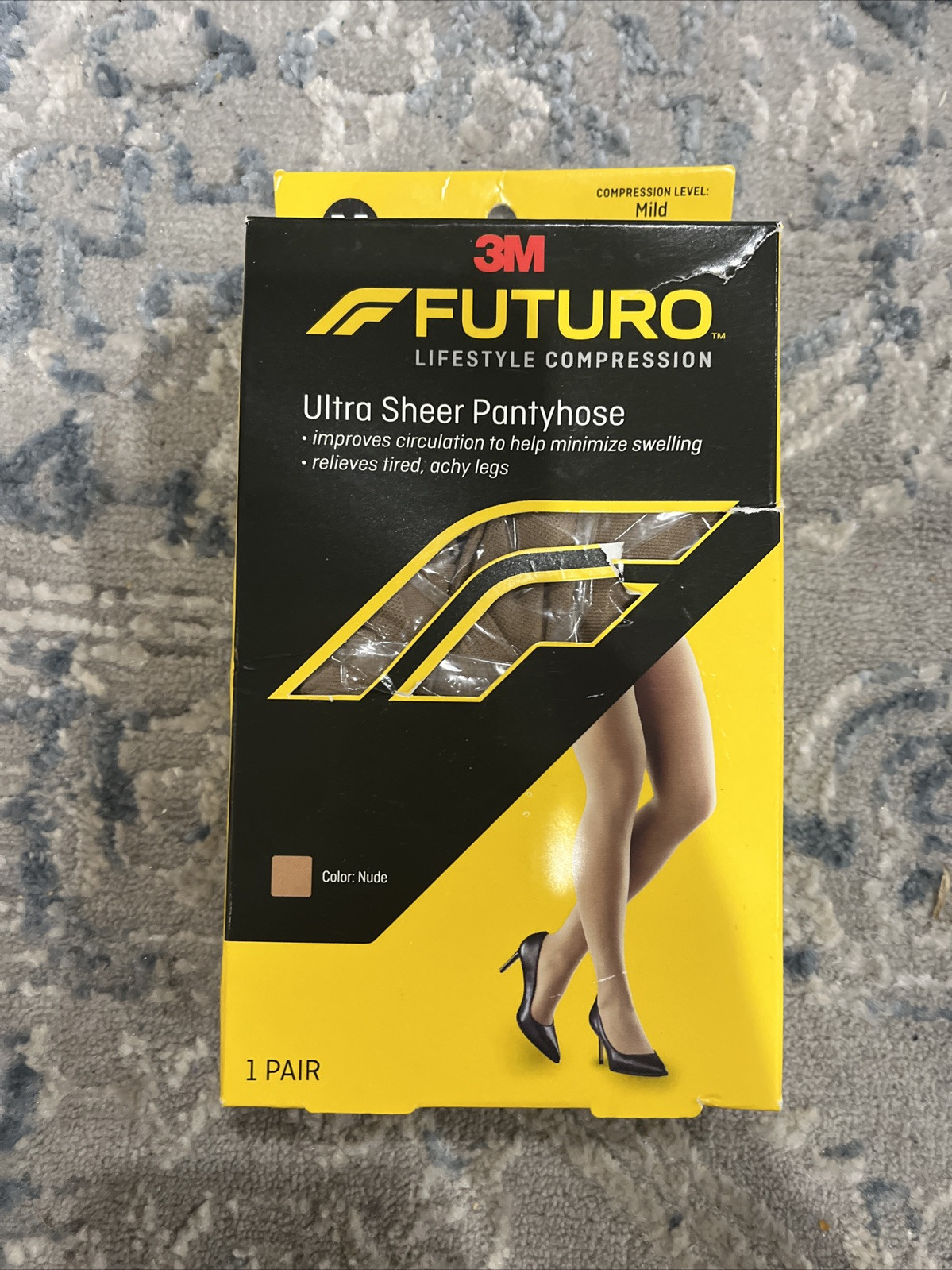 3M FUTURO Ultra Sheer Pantyhose Nude, Mild Compression, MEDIUM 1 In Pack