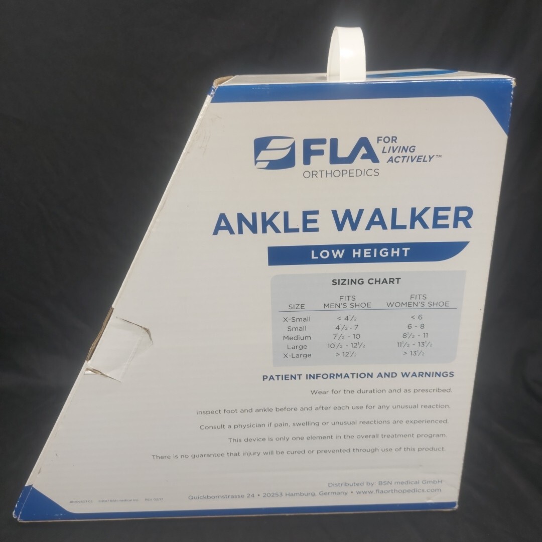 Fla Orthopedics Ankle Walker Low Height Size M Medium MD Right Or Left Therapy