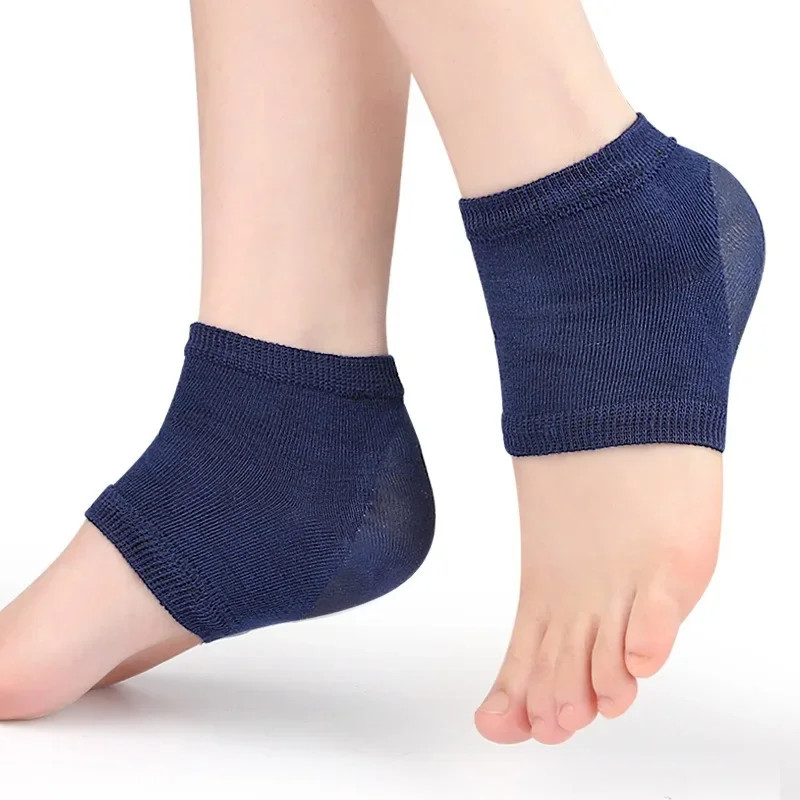 1 Pair Gel Heel Cover Protectors Heel Pads Heel Cups Cushion Foot Care Repair Sk