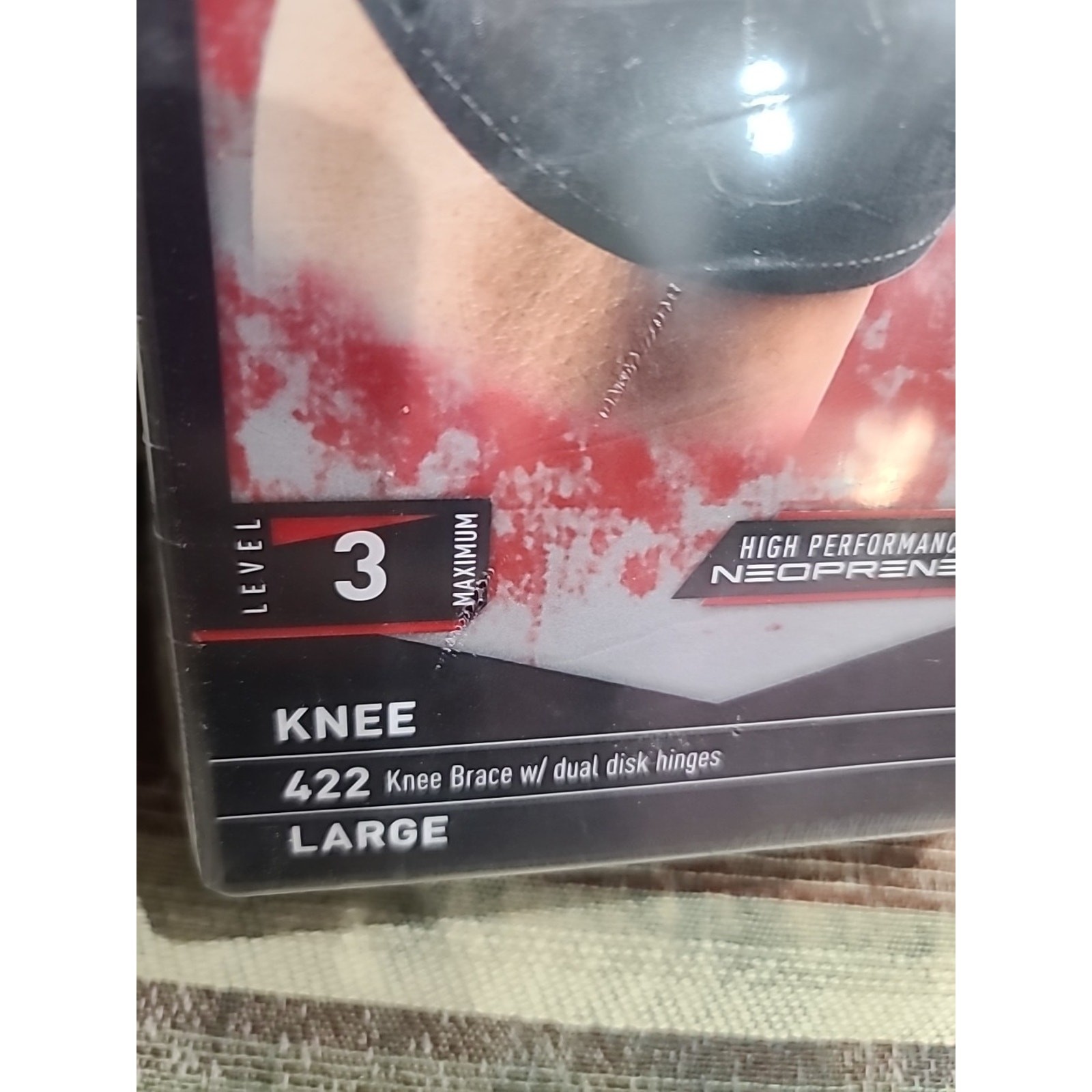 McDavid Knee Brace level 3 WithDual Disk Hinges 422 Size large