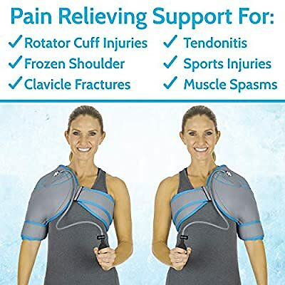 Cold Shoulder Brace – Ice Pack for Rotator Cuff Support, Tendinitis, Dislocated