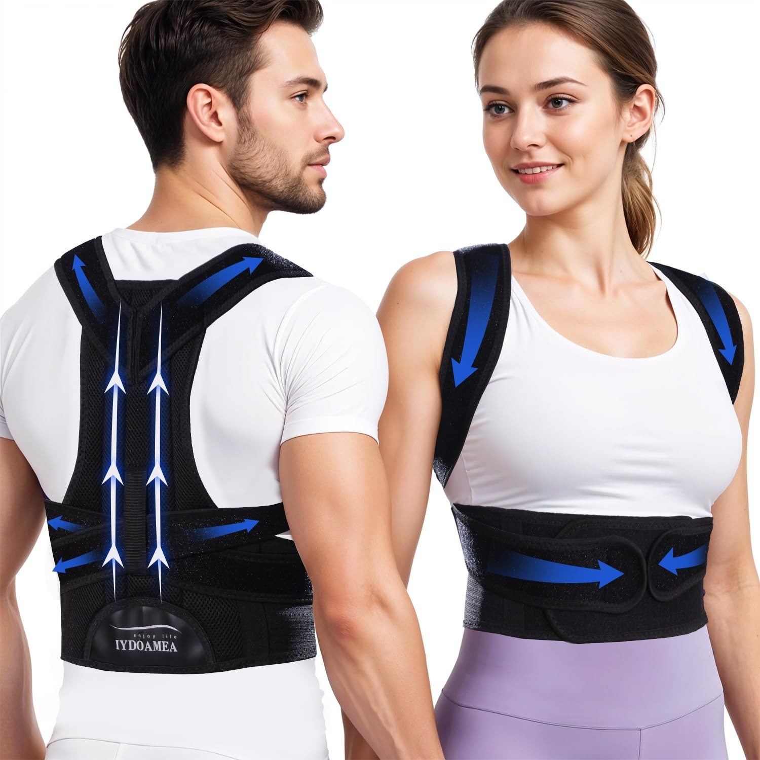 IYDoaMea Posture Corrector for Women and Men ( Order A Size Up ) Upgraded Bac…
