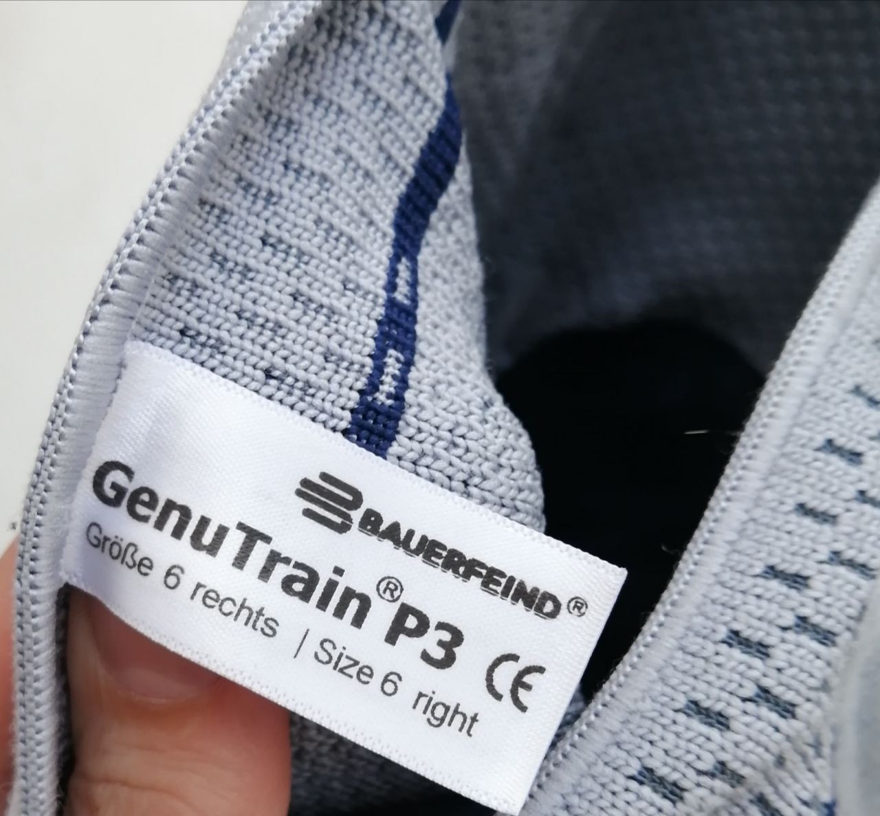 Bauerfeind Genutrain P3 Knee Brace Right Size 6 Knee Support Patella XXL