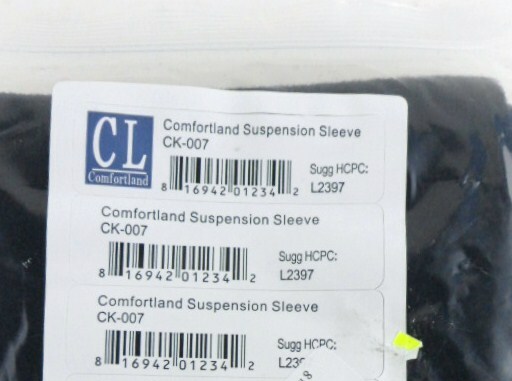 Comfortland Suspension Sleeve CK-007 (Black) Black Mobility Sleeve