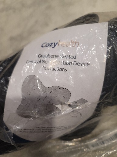 Neck Stretcher for Neck Pain Relief, Heated Cervical Traction Device Pillow