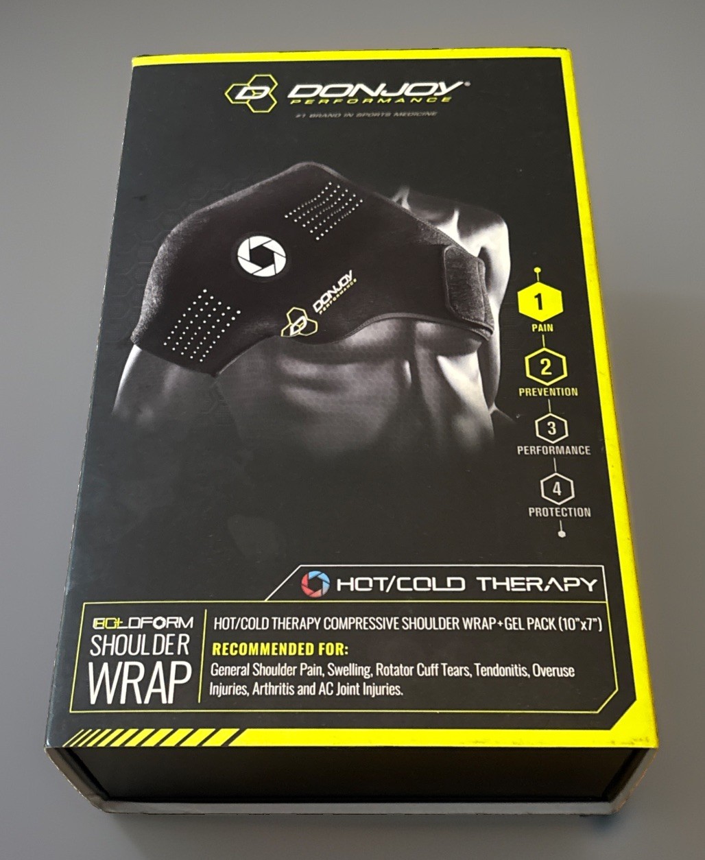Therapy Compressive Hot/Cold Shoulder Wrap + Gel Pack Donjoy Performance