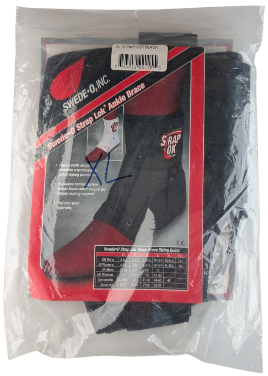 Swede-O Strap Lok Ankle Brace XL Black Made in USA