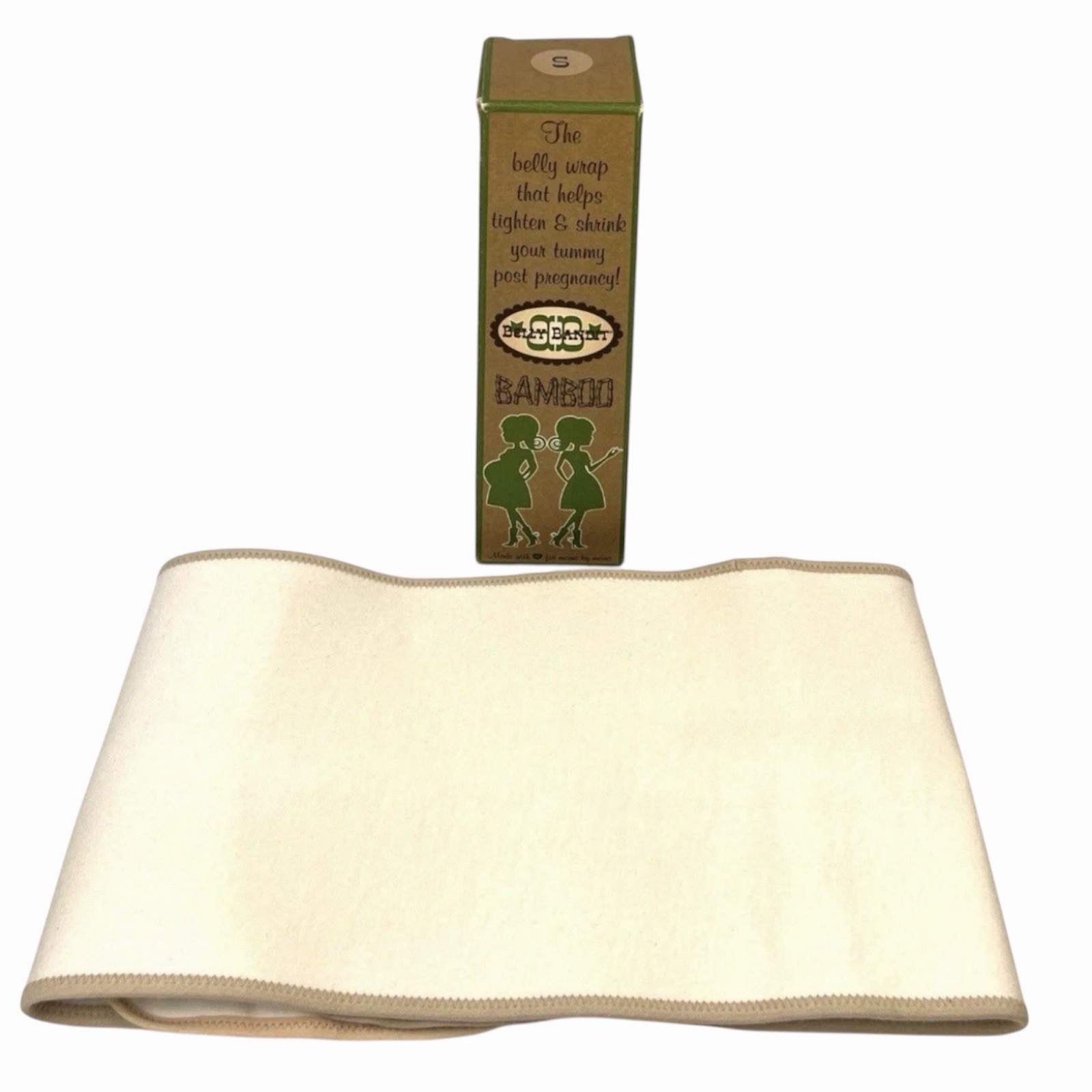 Belly Bandit Postpartum Belly Wrap Binder Bamboo Nude Size S C-Section