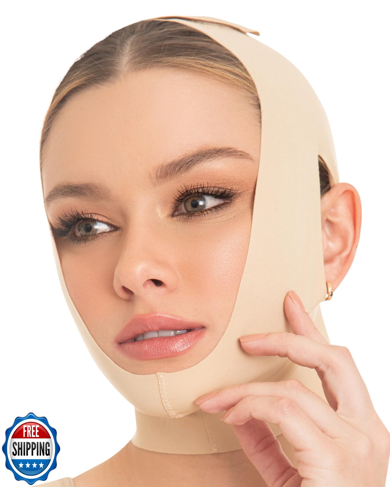 MandD Face Slimming Chin Strap Lipo Compression Garment Mentonera Postquirúrg…