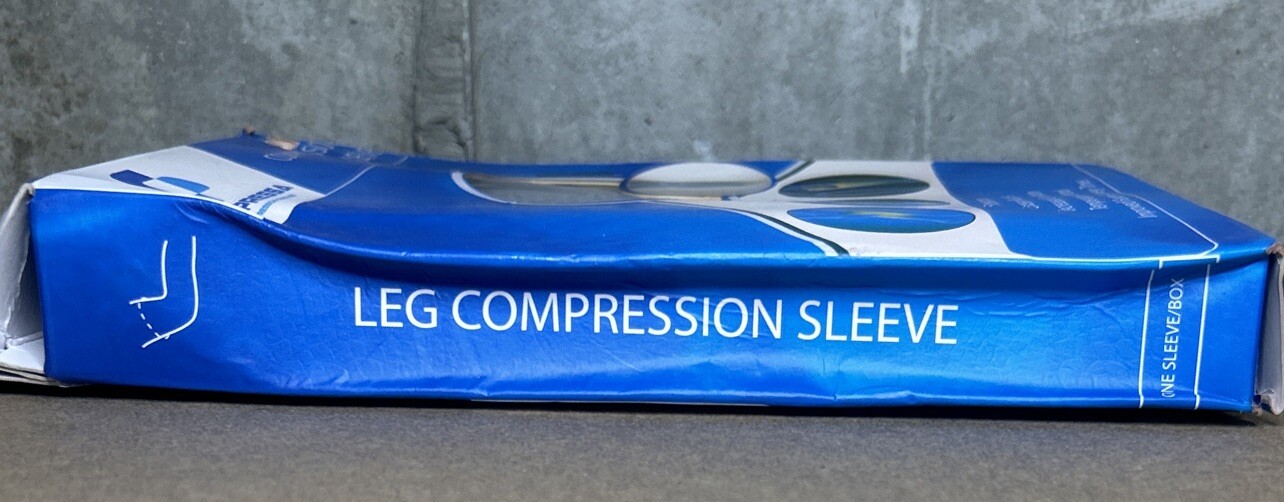 Compressa Leg Compression Sleeve Unisex One Size Brand New Grey