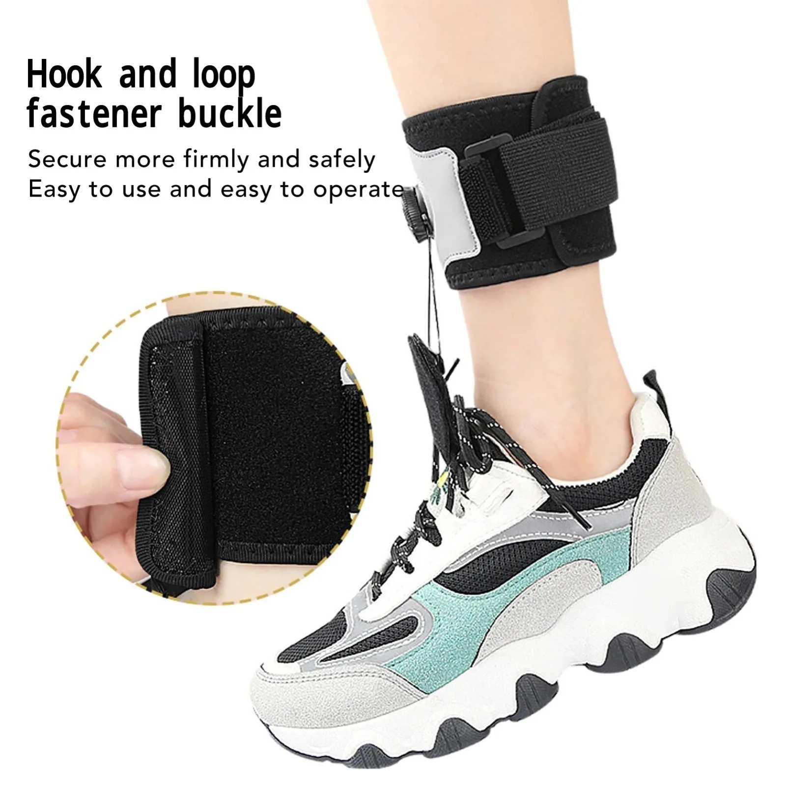 Afo Foot Drop Brace Knob Adjustable Left Right Foot Lifting Up Foot Drop Support