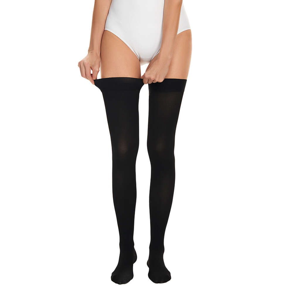[ 2Pairs ] Thigh High Compression Socks 20-30 mmHg Stockings Anti Swelling Leg