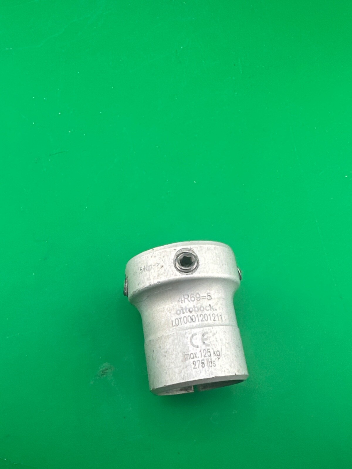 Prosthetics component adapter. 30mm diameter part. 4R69=5 tube clamp