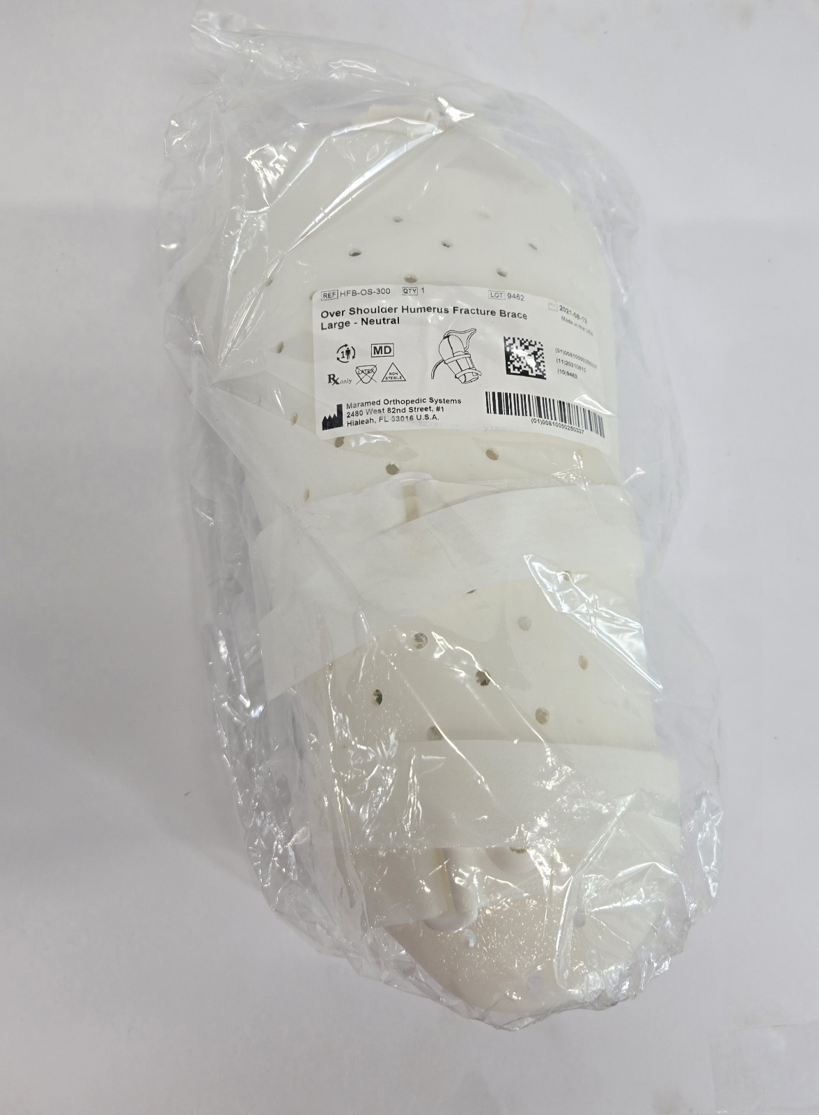 HUMERAL FRACTURE CAST OVER THE SHOULDER BRACE Large Maramed HFB-OS-300