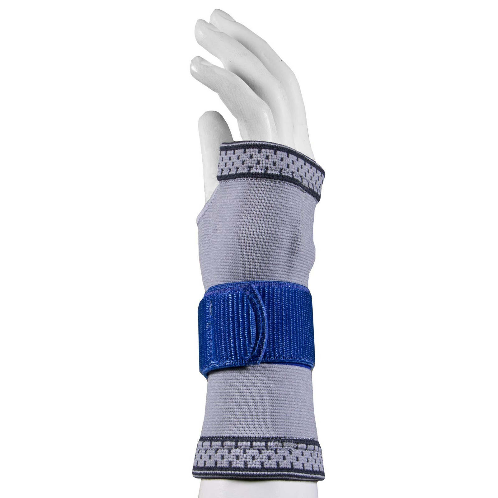 Champion Elastic Wrist Support Compression Sleeve with X-Large, Grey