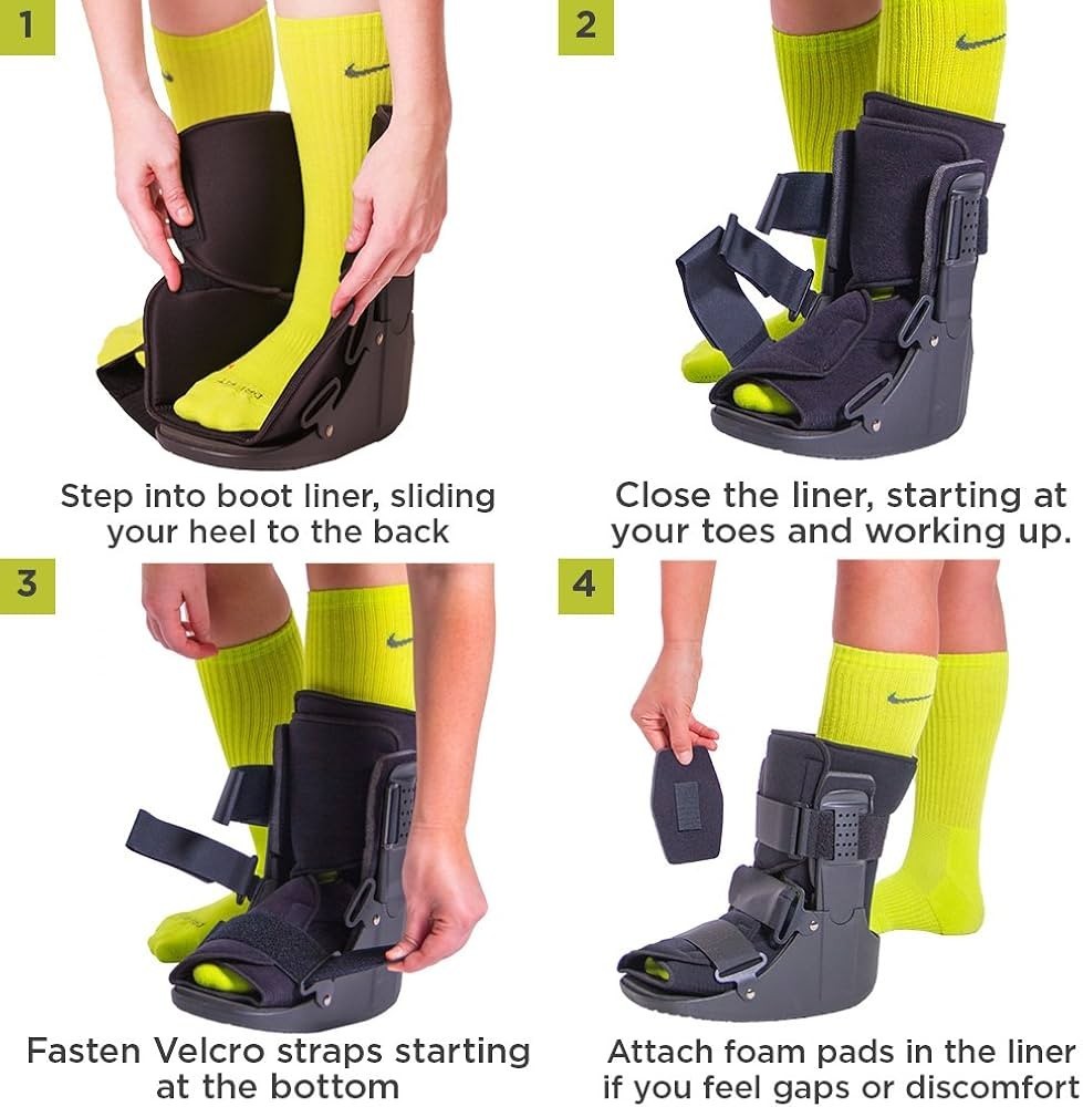 BraceAbility 10A13 Short Fracture Boot Medium