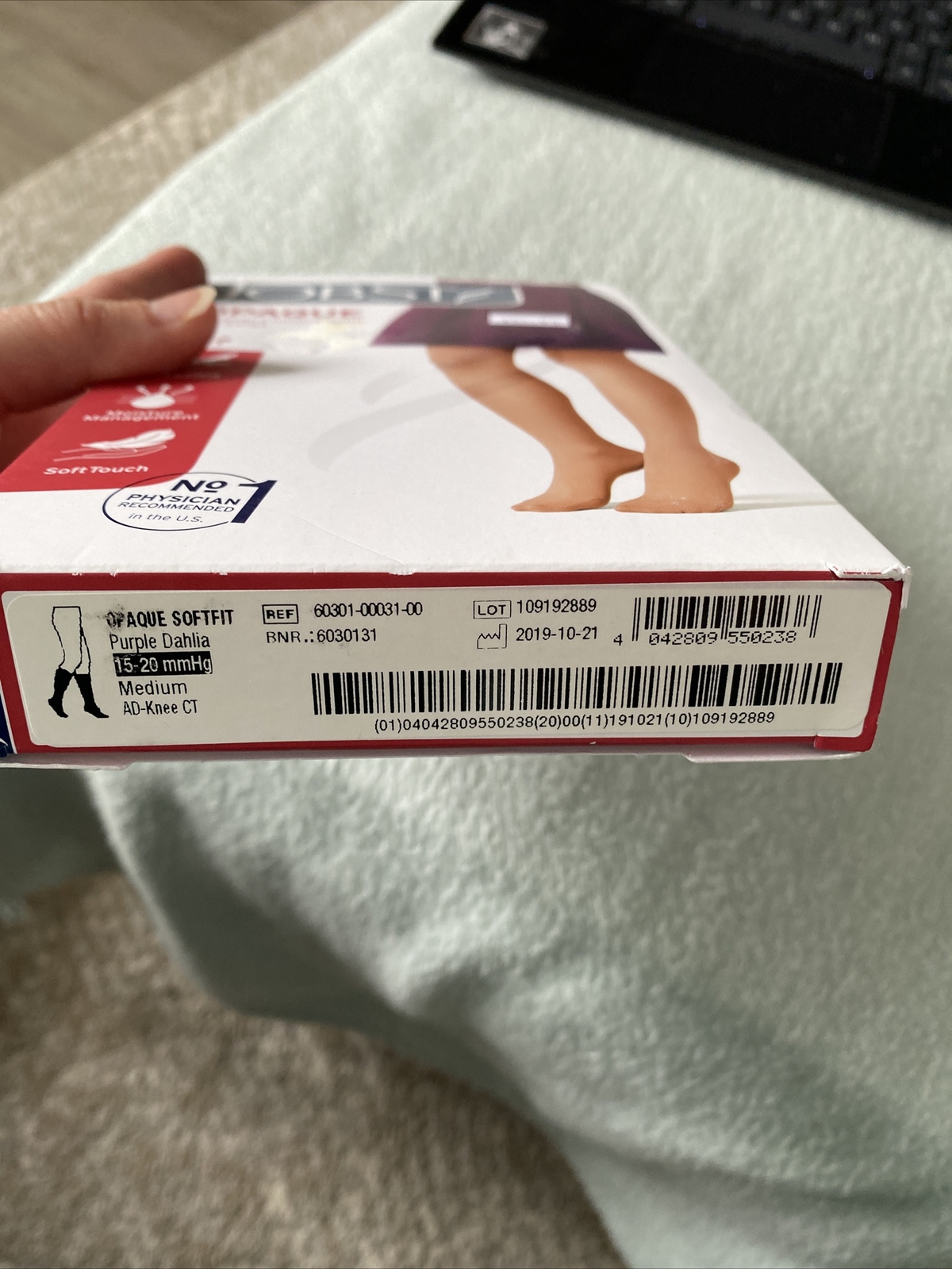 Jobst Opaque Soft fit 15-20 MmHg Purple Dahlia Medium