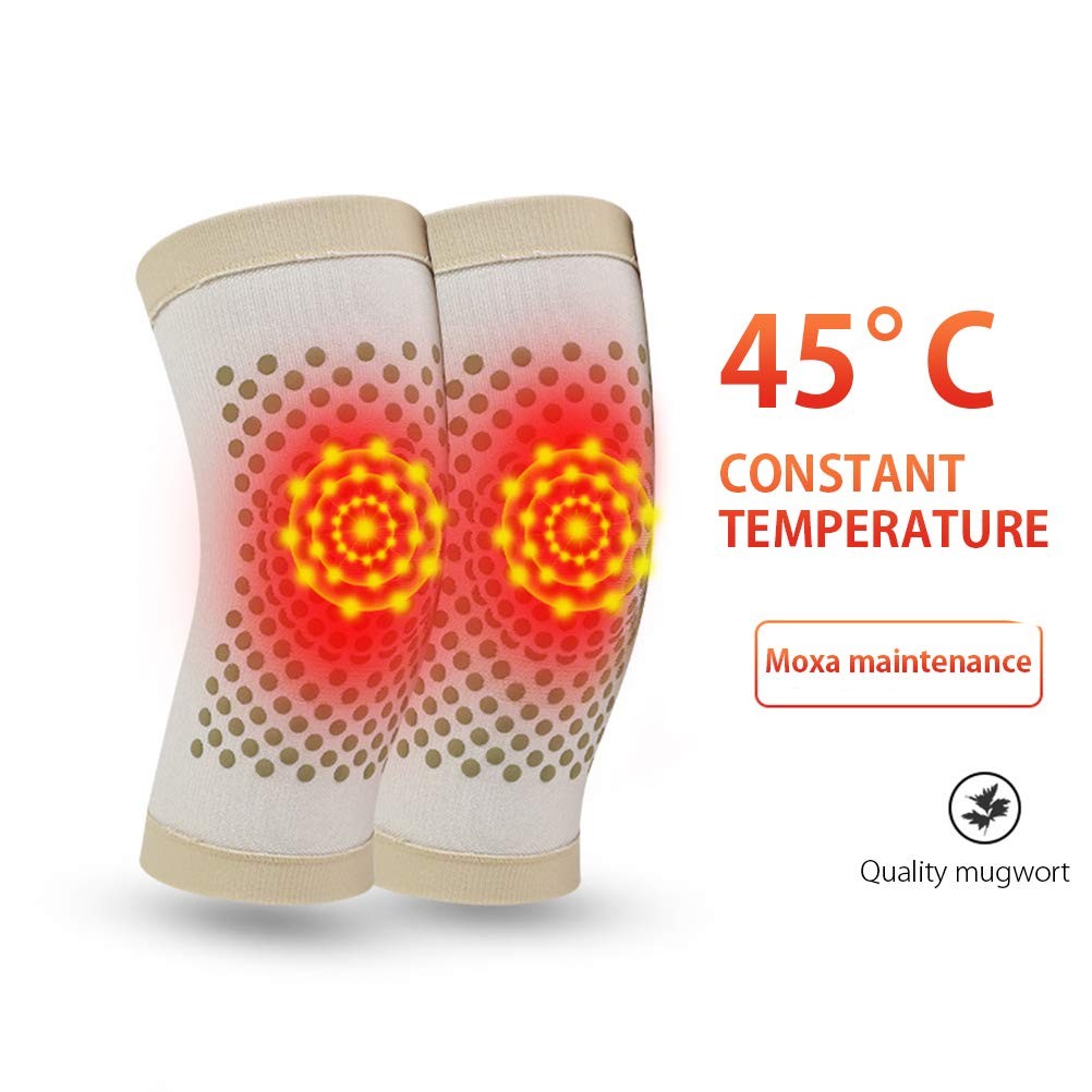 Bticx Self-Heating Knee Braces, Wormwood One Size, grey
