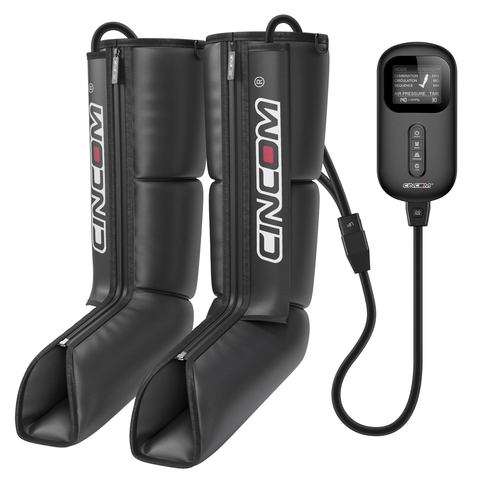 CINCOM Air Compression Boots for Circulation, Leg and Foot Massager Boots