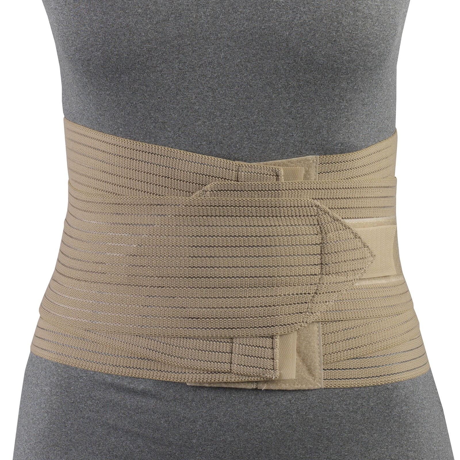 OTC Petite Lumbo-Sacral Support, Abdominal Uplift, 8-Inch Lower Medium, Beige