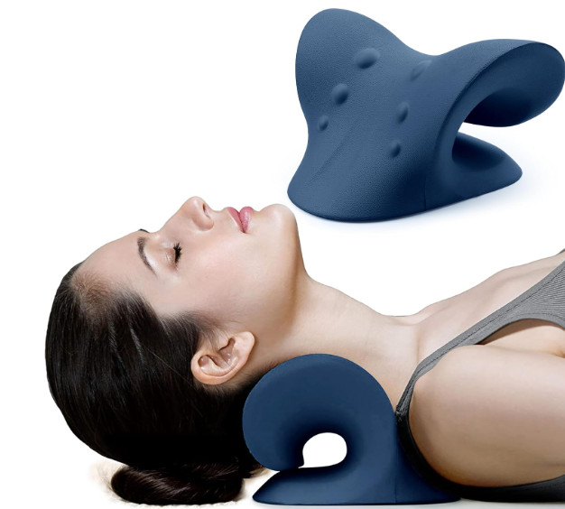Neck & Shoulder Relaxer Cervical Traction Pillow for Spine Alignment & Pain…