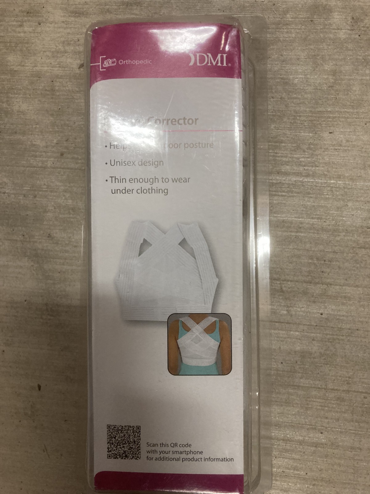 DMI posture corrector extra small New in Box White, pediatric