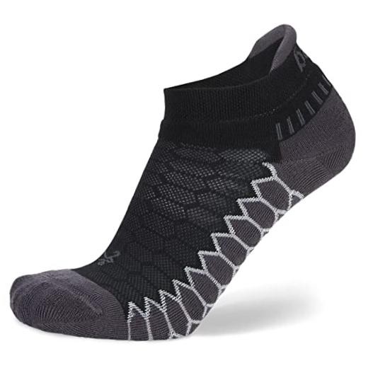 Silver Compression Fit Performance No Show Athletic Running X-Large Black