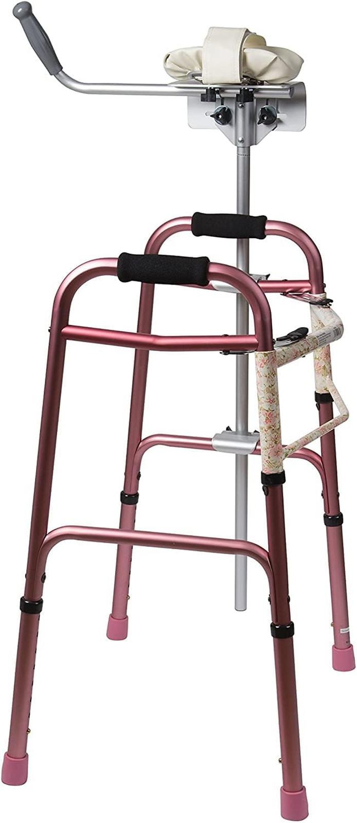 Walker Platform Attachment with Adjustable Padded Cuff, No Tools Needed, Attache