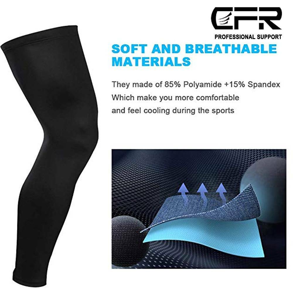 Leg Brace Thigh Knee High Compression Sleeve Socks Support Pain Relief Men Women