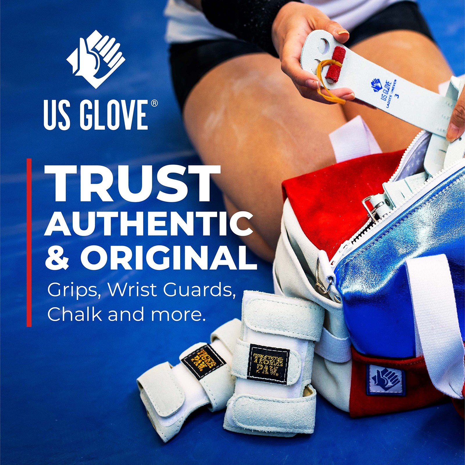 Authentic Gymnastics Wrist Supports (Sold in Pairs)- Original Competition-Gra…