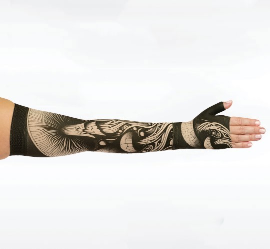 FOREST FLOOR Dreamsleeve Compression Sleeve by JUZO, Gauntlet Option, ANY SIZE