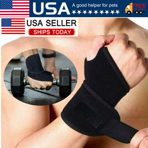 Wrist Hand Brace Support Carpal Tunnel Sprain Arthritis Gym Splint Left / Right