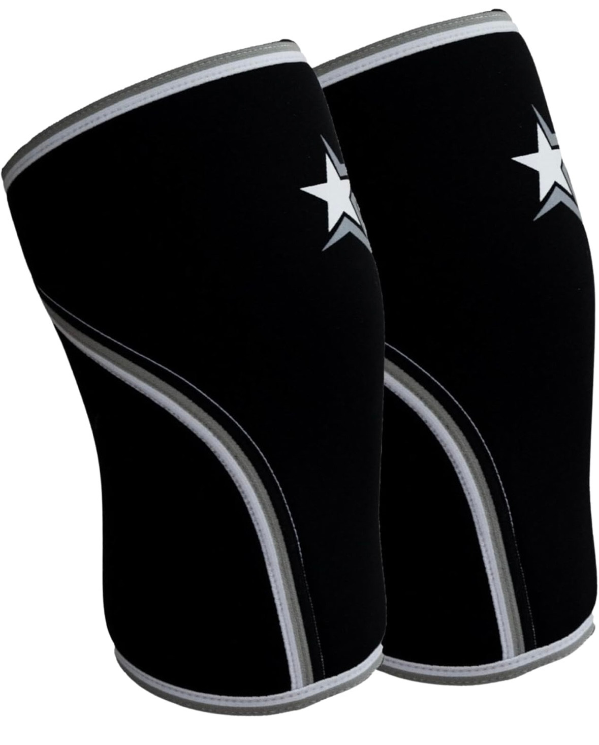 RiptGear 7mm Knee Sleeves (1 Pair)- Neoprene Compression Knee Brace for Men and