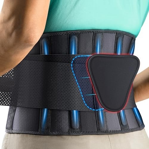 Back Brace for Lower Back Pain, Back Support Belt for Women & Men, Breathable…