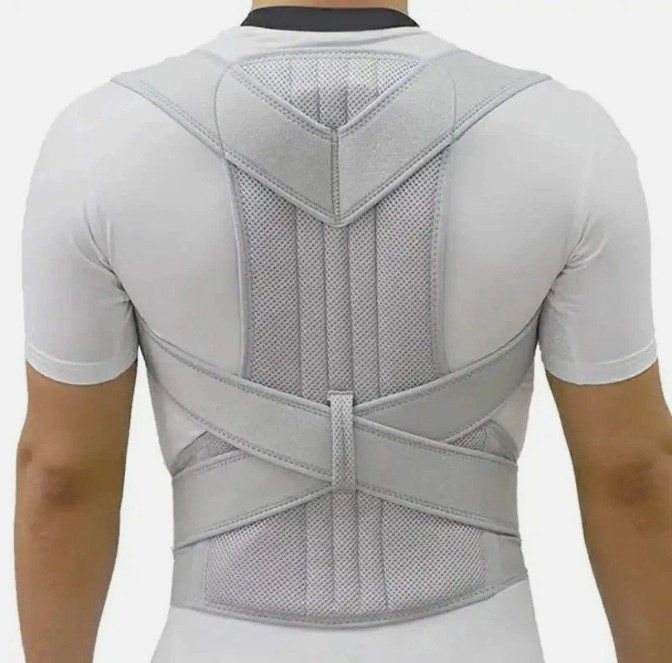 Adjustable Posture Corrector Low Back Support Shoulder Brace Belt for Men Women