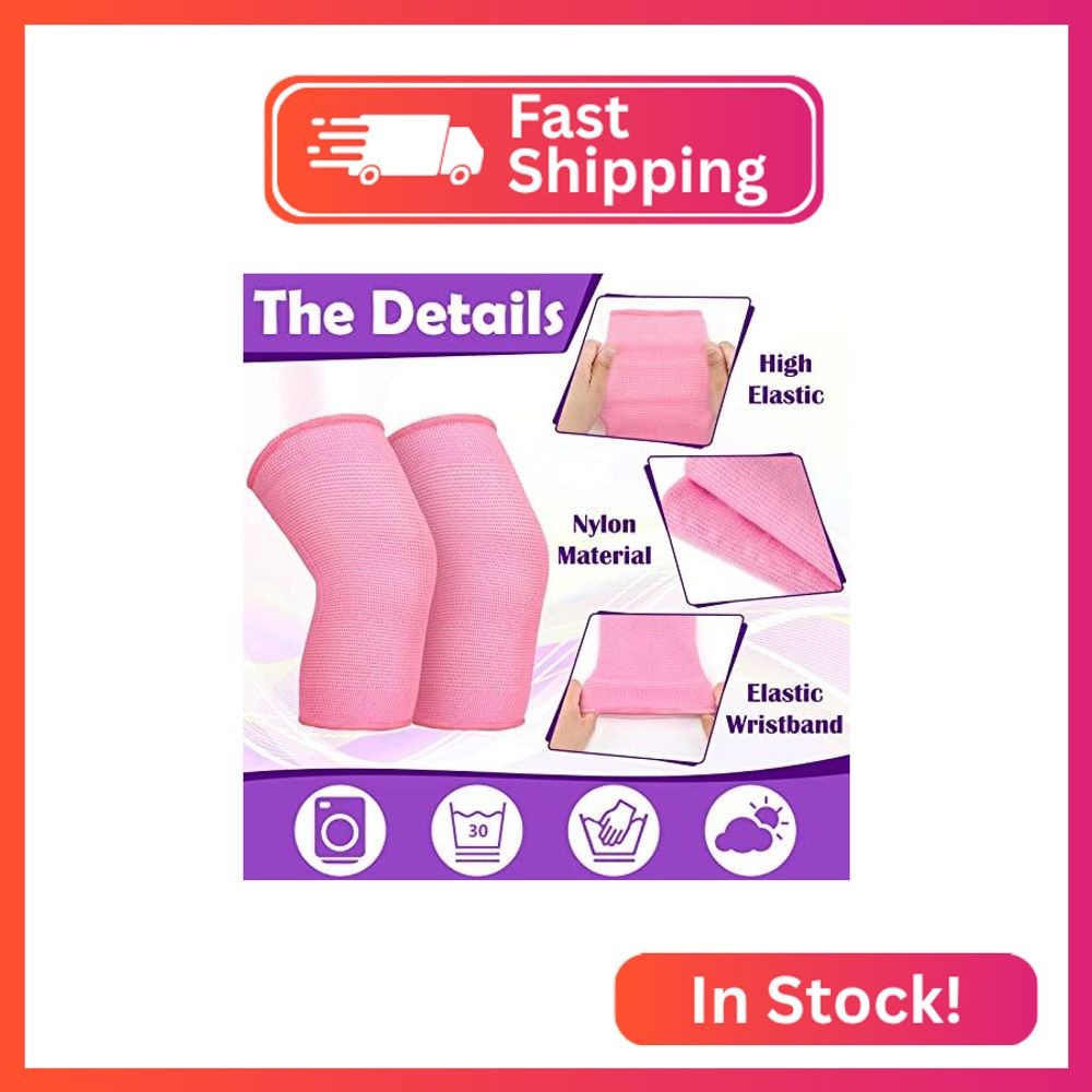 Hungdao 3 Pairs Kids Knee Brace Breathable Flexible Elastic Knee Sleeves for Kid